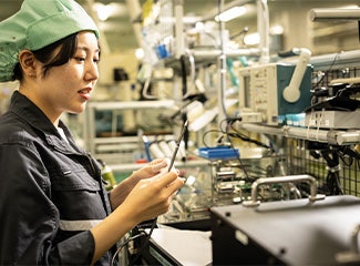 工業用内視鏡の組立