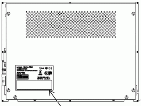 Serial number is the alphanumeric characters indicated on your IX3-CBH. Refer to the figures below.