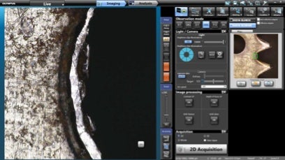 DSX 1000デジタルマイクロスコープのマクロマッピングツール