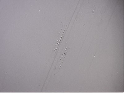 ハードディスク表面