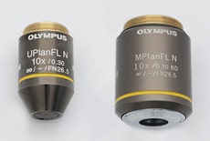 図5 対物レンズ取付けネジ部 （左：生物用 右：明暗視野用）