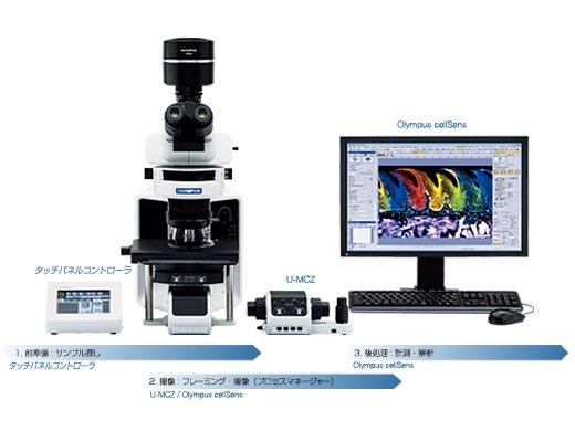 BX63 自動蛍光顕微鏡 | Evident Scientific | Olympus