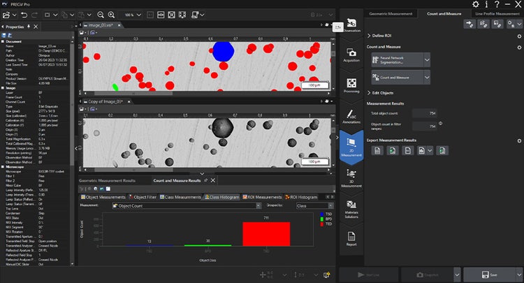 에칭된 SiC 웨이퍼 이미지에 대한 머신 러닝 분석