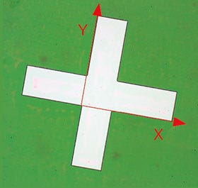 새로 설정한 좌표 축