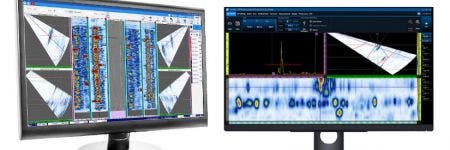 두 NDT 검사 소프트웨어, 고급 용접 검사 분석용인 WeldSight와 기본 위상 배열 초음파 검사 데이터 분석용인 OmniPC의 비교