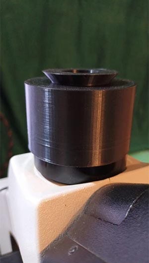 현미경 이미징 시스템을 위한 3D 프린트 커플러