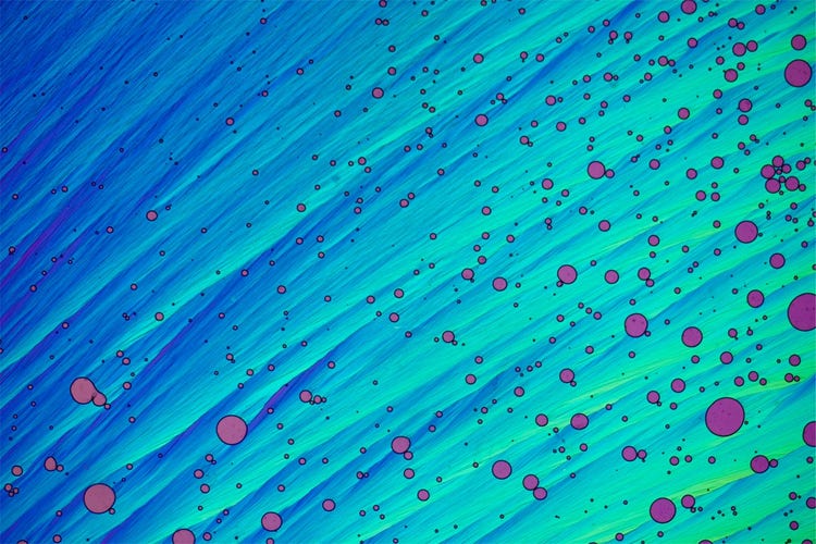 현미경으로 본 녹은 에리스리톨