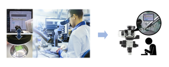 의료기기 조립을 위한 디지털 투사 현미경 기술