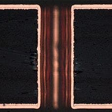 이미지 분석 소프트웨어를 사용하여 균일 전착성 또는 PCB 구리 도금 두께 균일성 측정