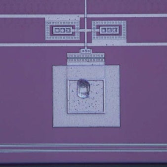 알루미늄 패드의 프로버 자국