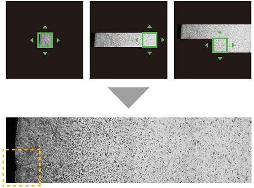 Depth and condition of carburizing can be identified.