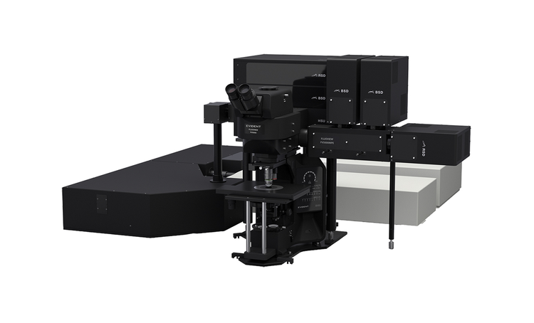 FV5000MPE upright microscope system.