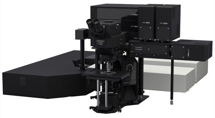 FLUOVIEW FV5000MPE upright microscope system