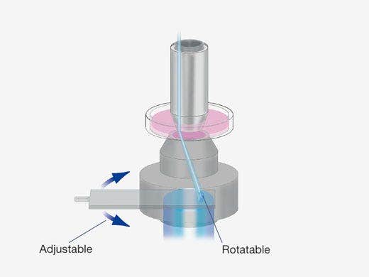 대비 최적화를 위한 오블리크 조명