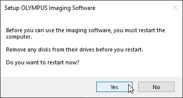 14) Please restart the PC before using the software for the first time.