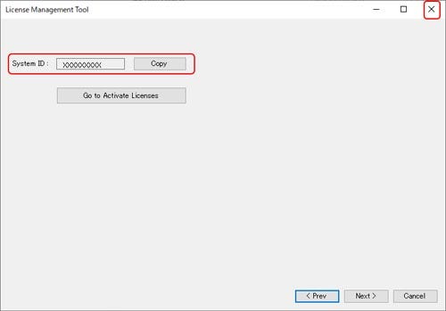 When the system ID is displayed, take a note of it or copy it, then save it as text file using Notepad.