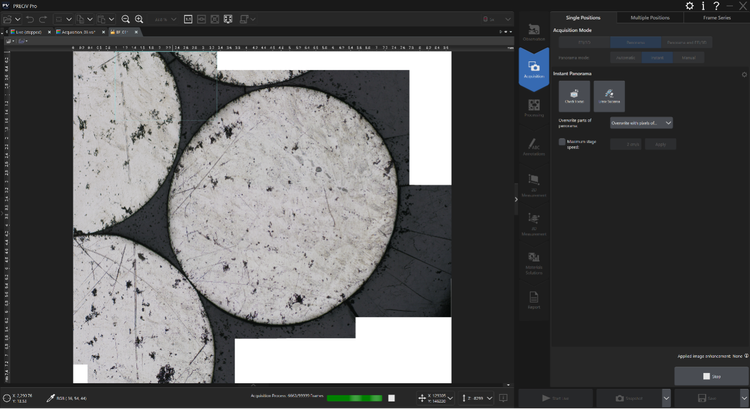 PRECiV软件中的即时全景模式