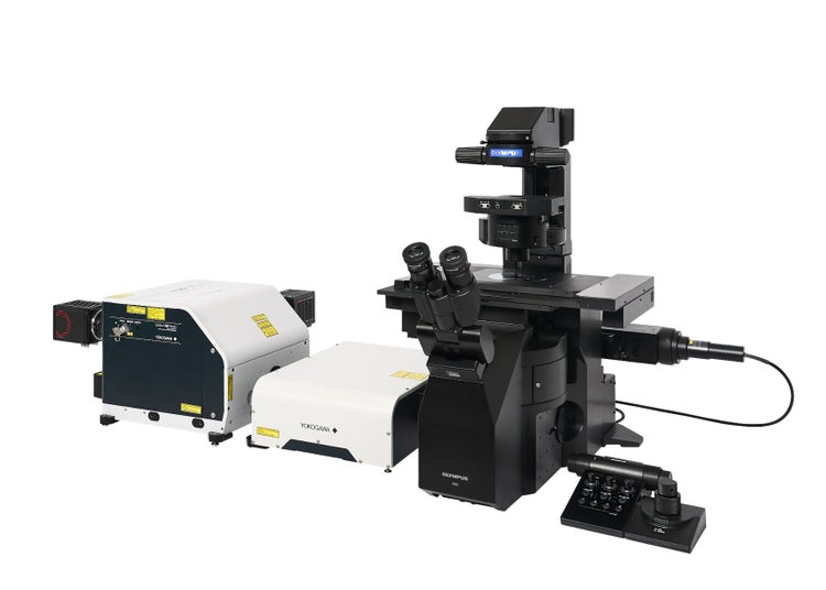 View larger image: IXplore IX85 SpinSR Super Resolution Microscope System Image 1 of 1