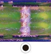 Cross-section of a printed circuit board - Darkfield